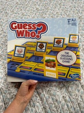 Hasbro Guess Who? Board Game - Blue & Yellow